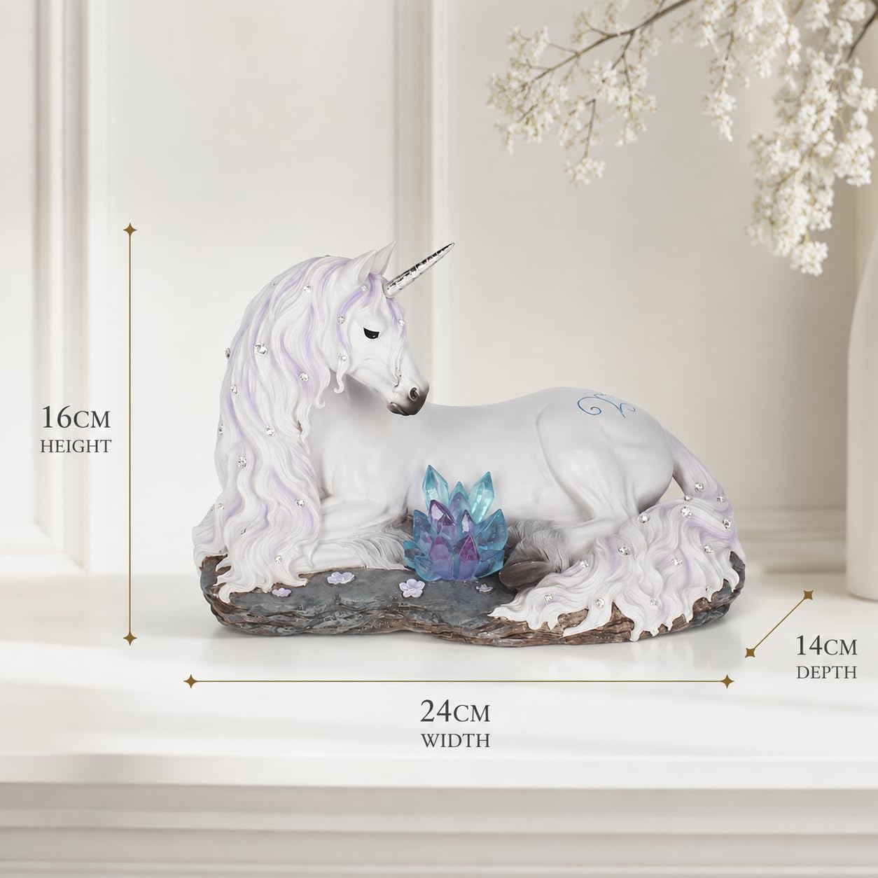 Amazon.com: Nemesis Now B2832H7 Jewelled Tranquillity Figurine